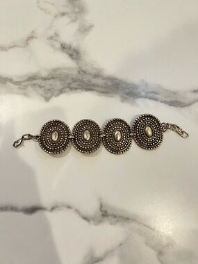 Medieval Bohemian Metal Bracelet Medallion
